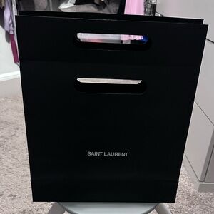 Saint Laurent black store bag